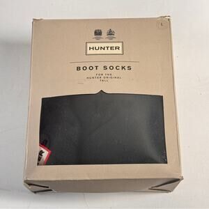 The perfect Hunter Boots Women  Accessory Short Boots Black  Fleece Socks  Sz L